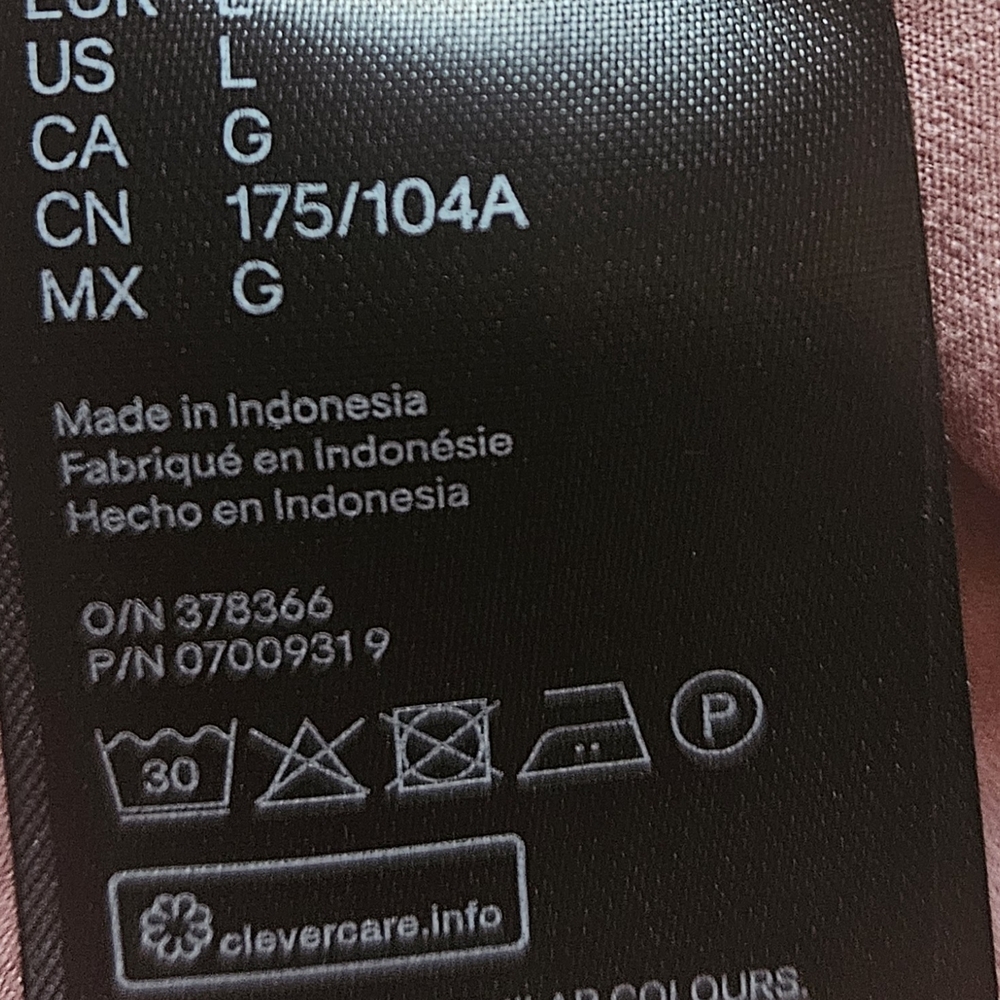 NWOT H&M Divided Coral Crop Top Size LG - Picture 4 of 4